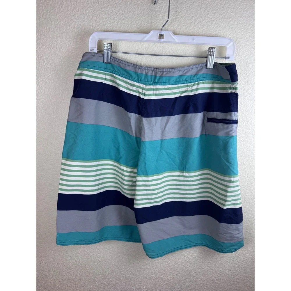 Patagonia Board Shorts Swim‎ Trunks Mens 32 Striped Surf Gorpcore Resort